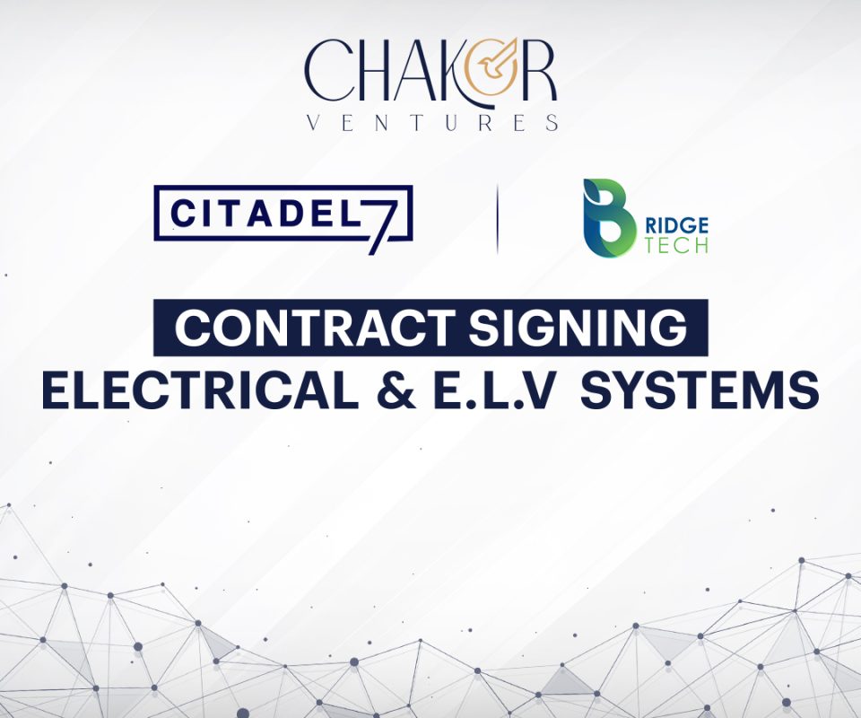 Bridge Tech Awarded Electrical And ELV Contract for Citadel 7 by Chakor Ventures